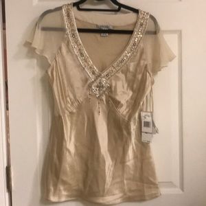 Beaded Silk Blouse